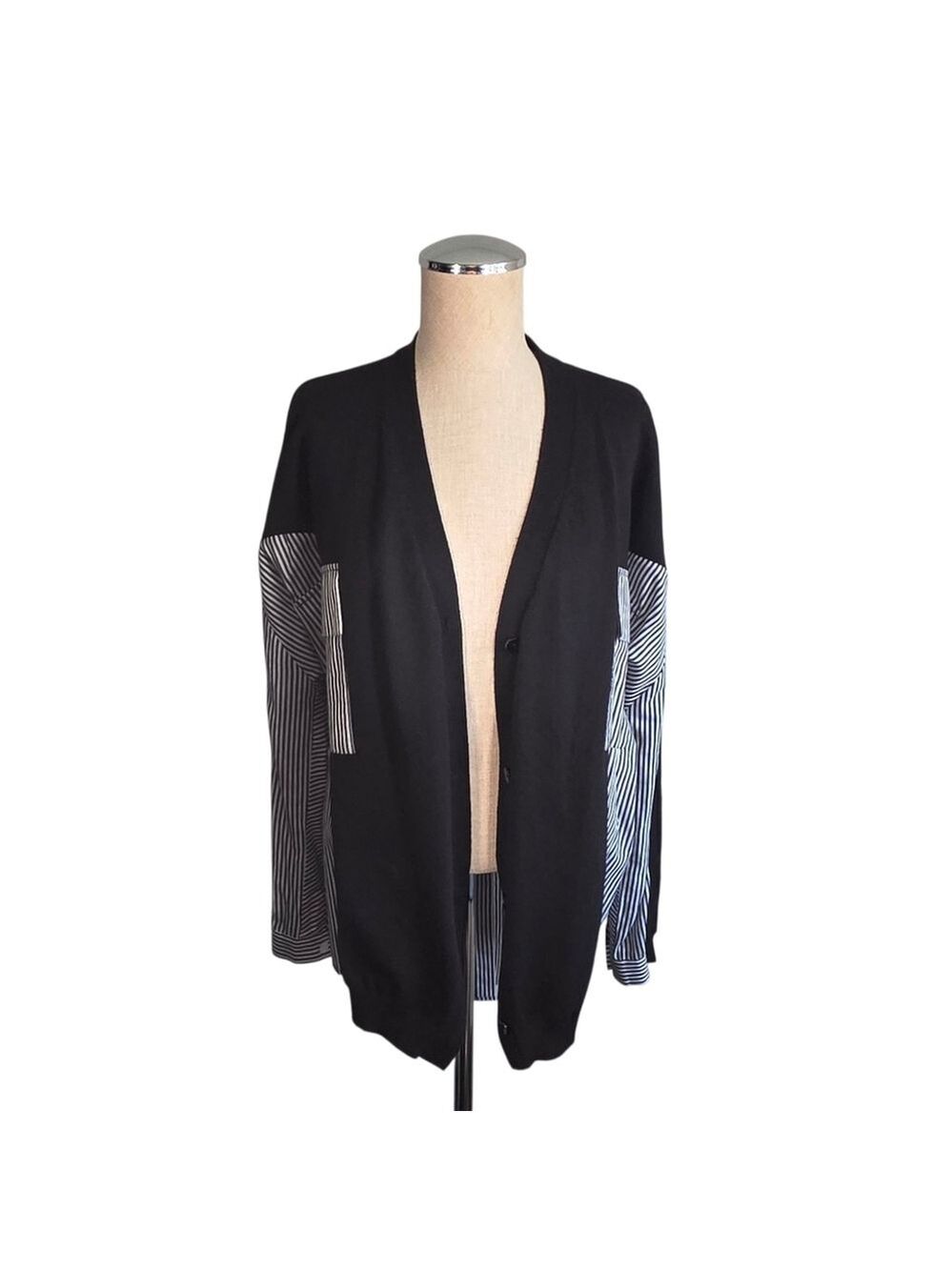 Jovonna London Black Oversized Knit Cardigan S/M